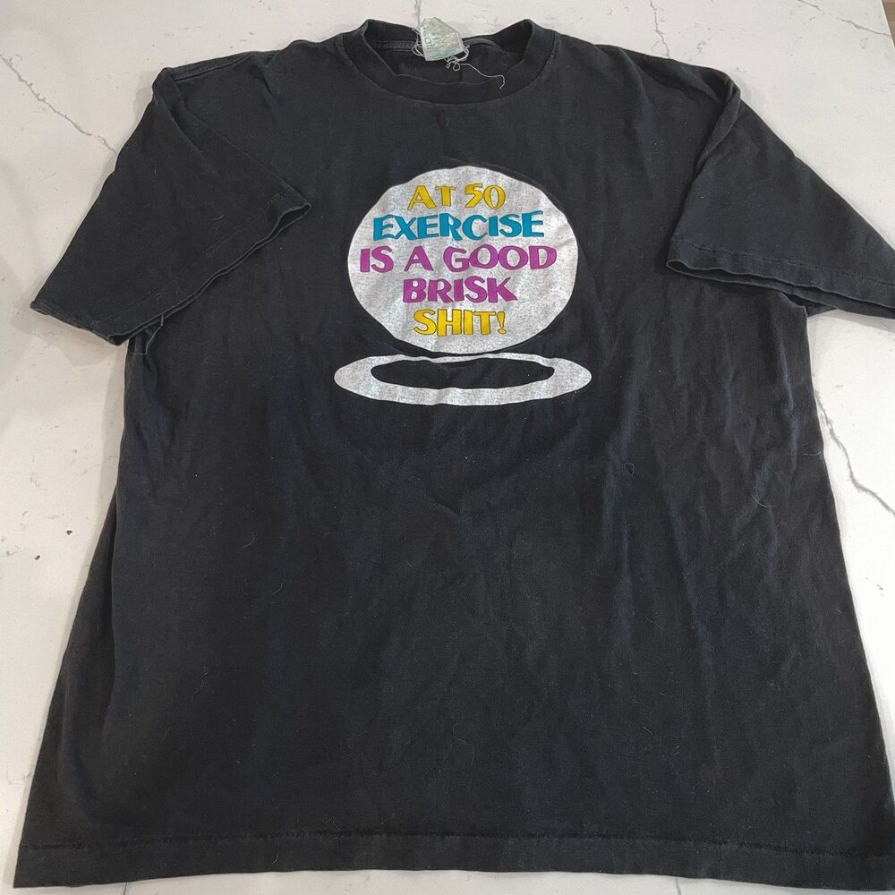 Vintage Tshirt Single Stitch Funny Humor 50 Years Old Cotton Sz L